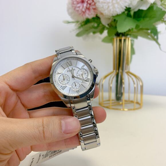 Fossil BQ3035 Modern Courier Midsize Chronograph Stainless Steel Watch - Picture 4 of 8